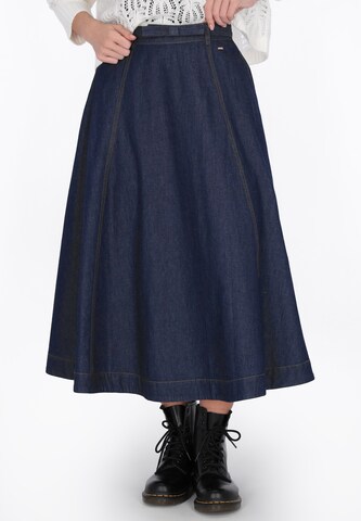 DreiMaster Vintage - Falda en azul: frente