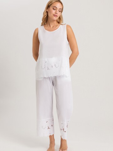 Pantalon de pyjama ' Klara ' Hanro en blanc