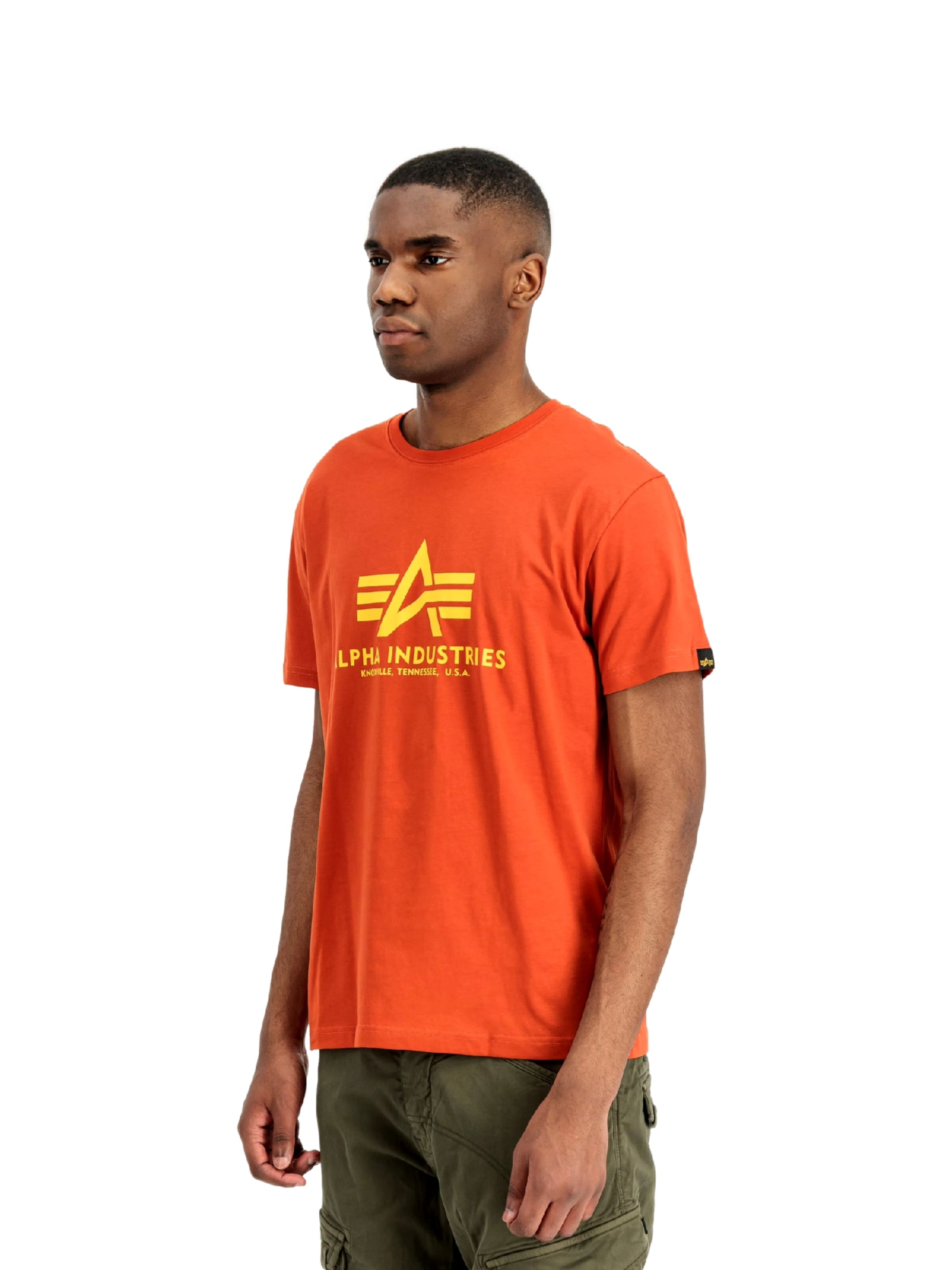 ALPHA INDUSTRIES Shirt in Rood