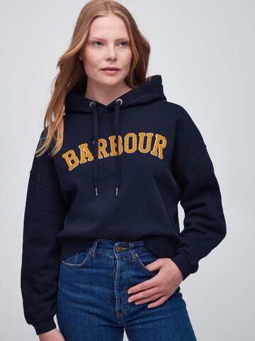 Barbour Sweatshirt 'Mayfield' in Blau