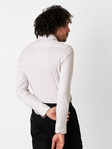 Coupe slim Chemise DESOTO en marron