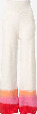 Loosefit Pantalon de sport NIKE en blanc : devant