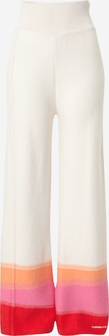 NIKE Loose fit Sports trousers in White: front