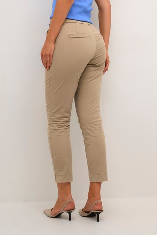 Kaffe Slimfit Byxa 'Mette' i beige