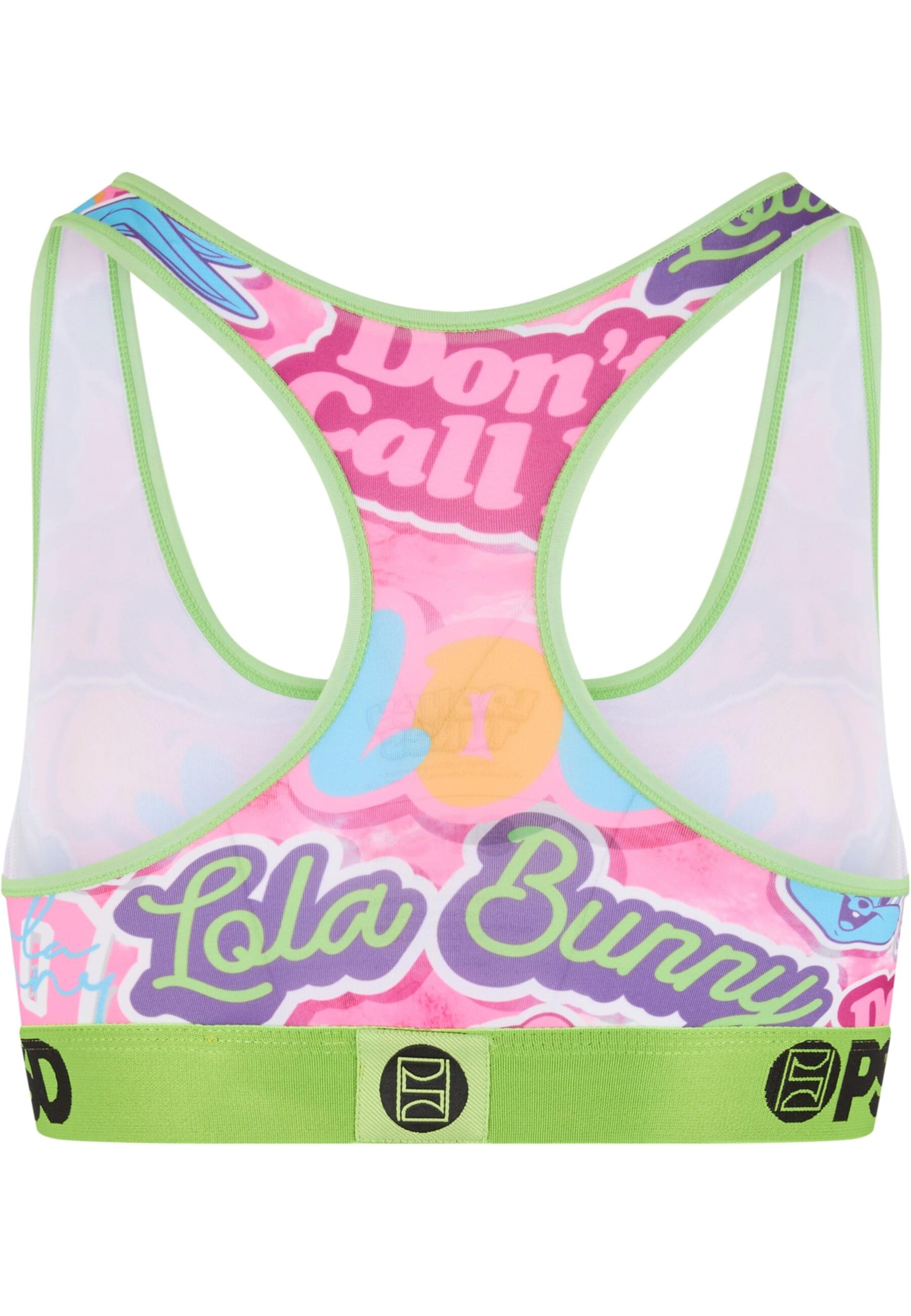 PSD T-shirt BH 'Dontcallmedoll' in Roze