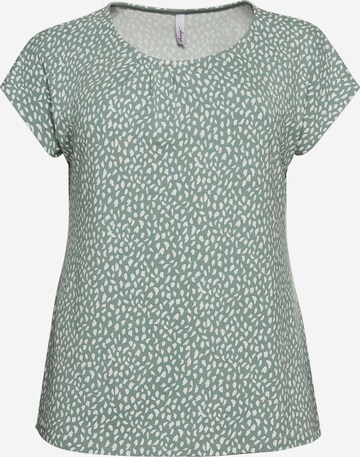 T-shirt SHEEGO en vert : devant