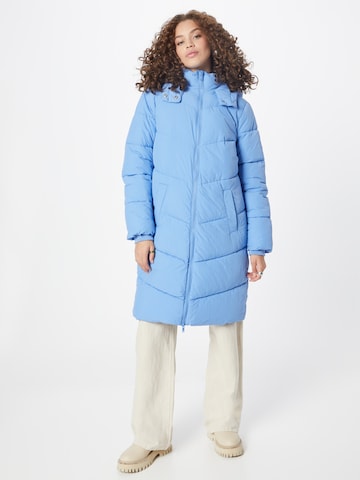 PIECES Zimní kabát 'Jamilla' – modrá: přední strana