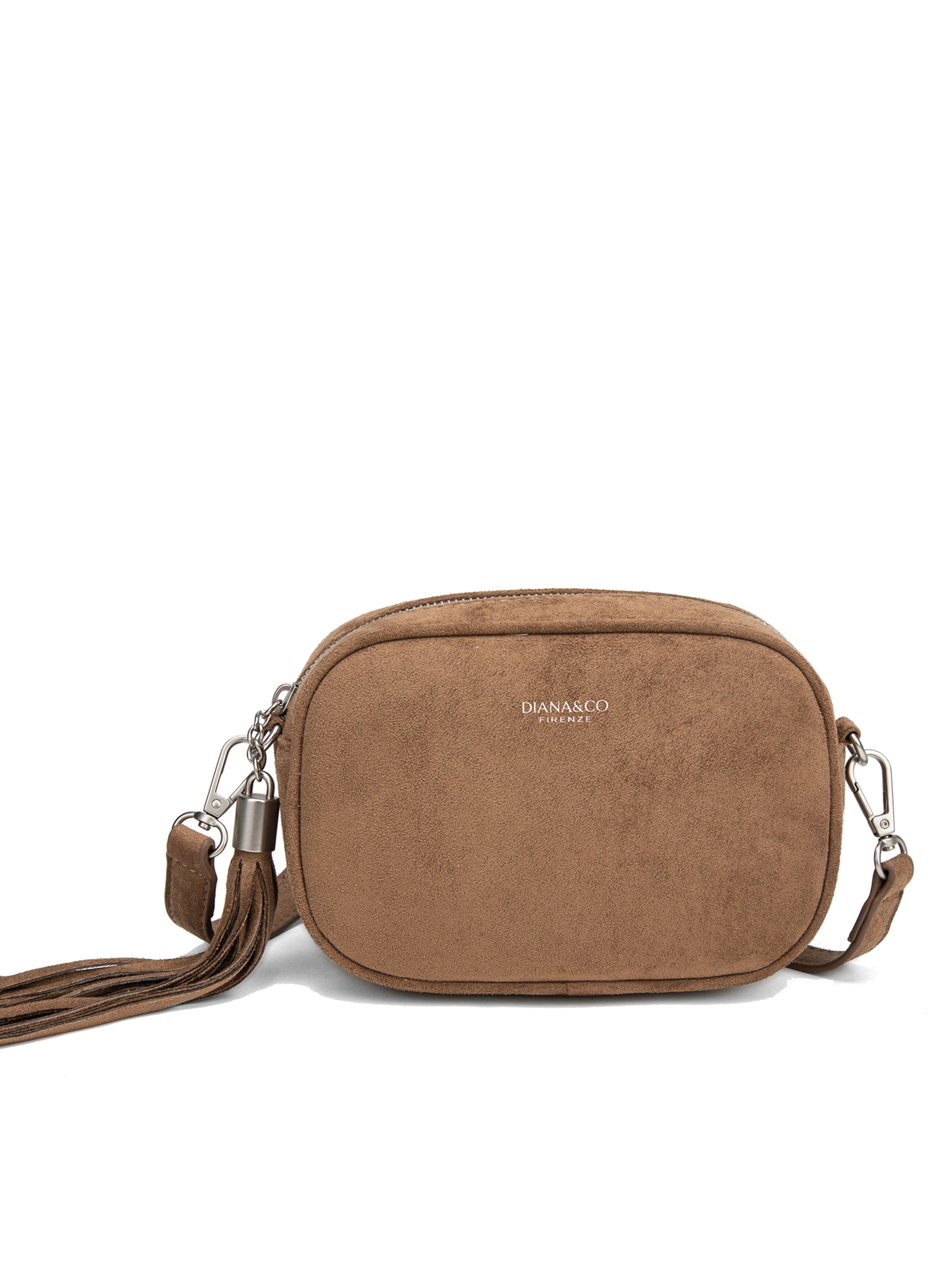 Borsa a tracolla di Diana&Co. in marrone: frontale
