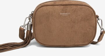 Borsa a tracolla di Diana&Co. in marrone: frontale