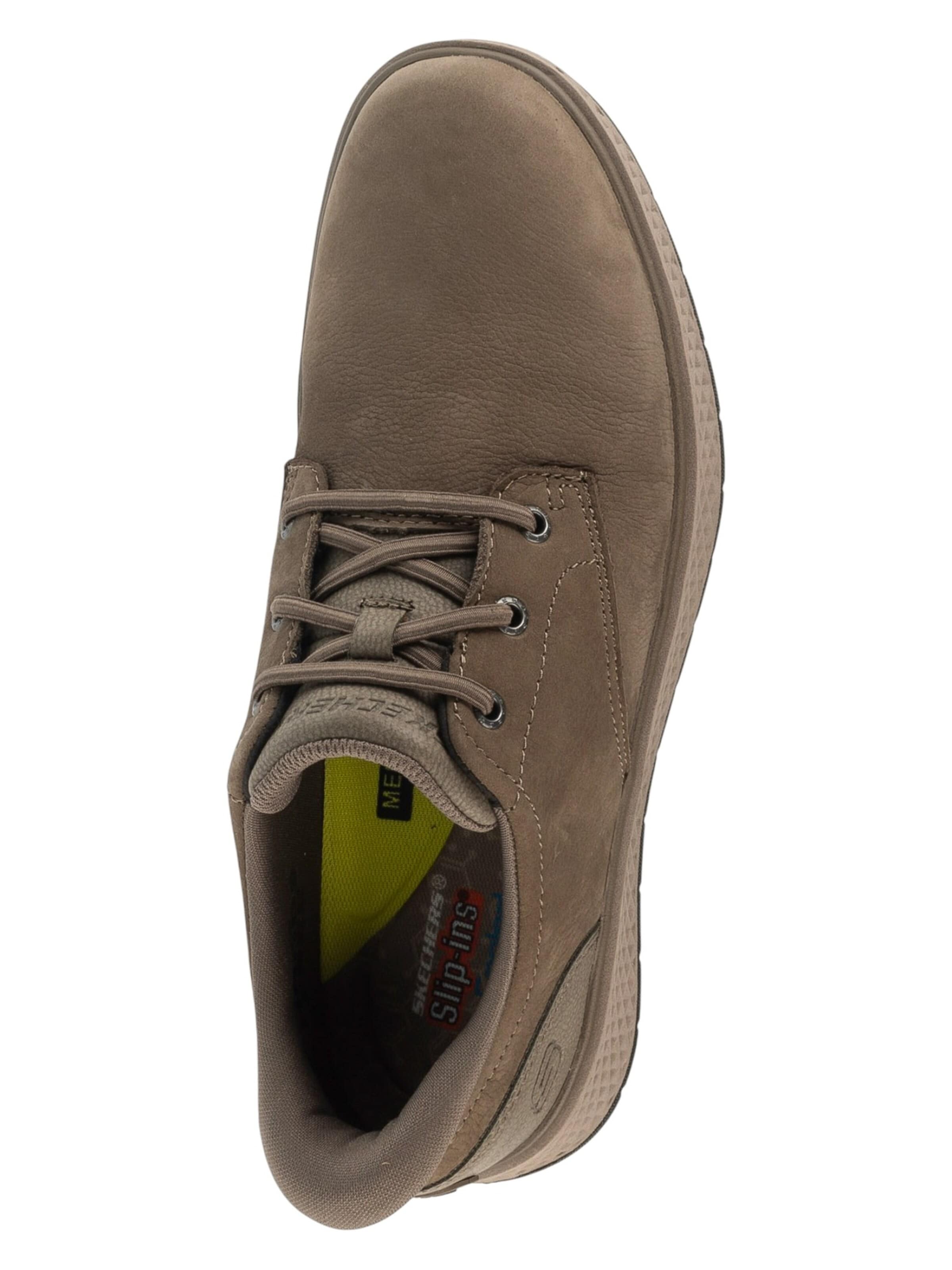 SKECHERS Sportieve veterschoen 'Skechers Slip-Ins: Burkett - Lonzo' in Beige
