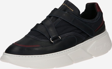 Baskets basses TOMMY HILFIGER en bleu : devant