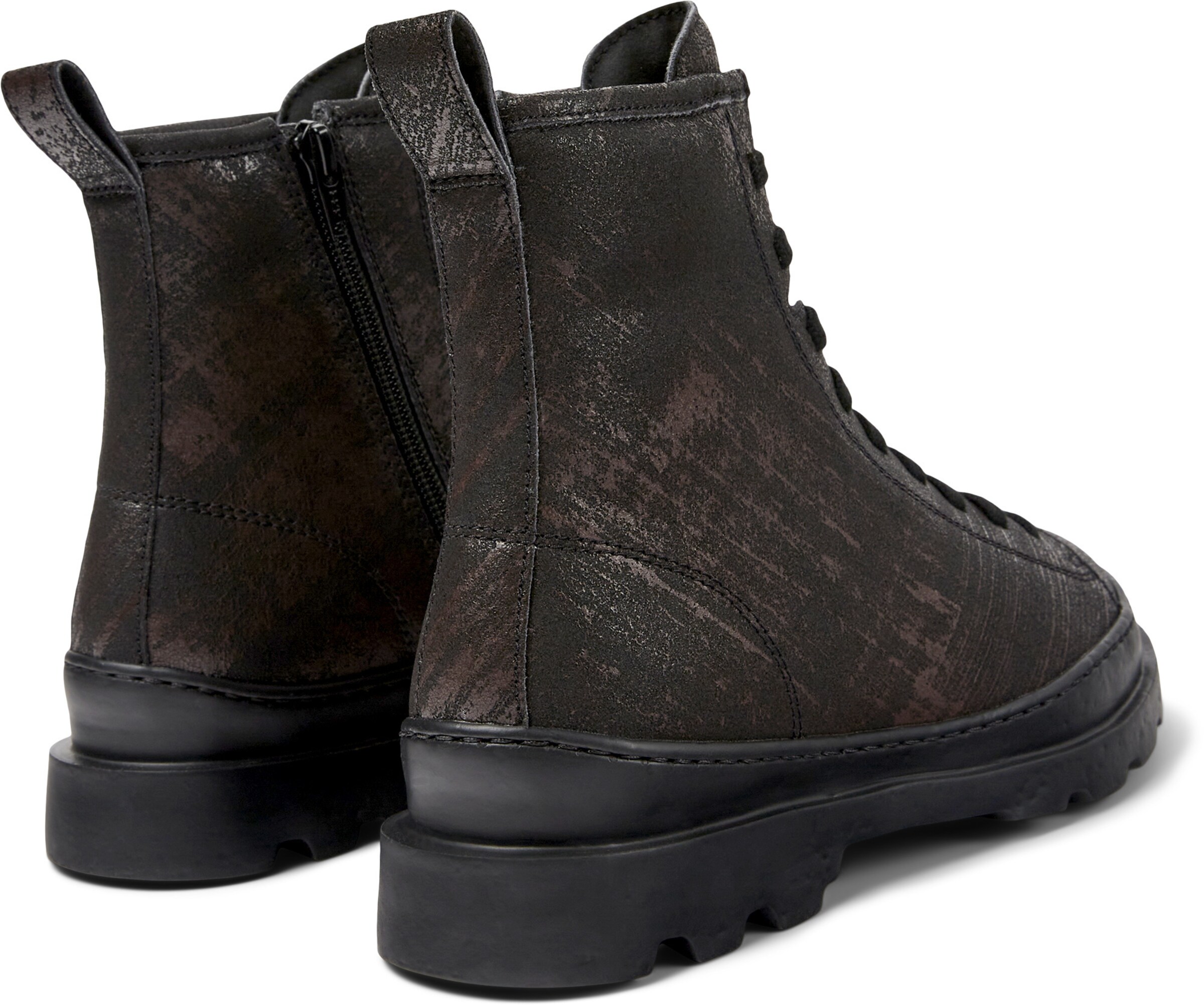 CAMPER Veterlaarsjes 'Brutus' in Zwart