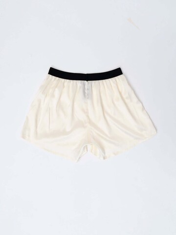 HACOY - Calzoncillo boxer 'Silk Boxer Shorts' en beige