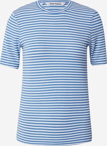 T-shirt 'Fenja' Soft Rebels en bleu : devant