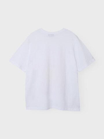 NAME IT Shirt 'Nirvana' in Weiß