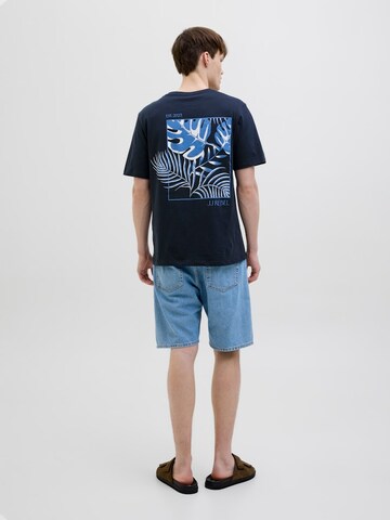 JJ Rebel T-Shirt 'JREBBLOOM' in Blau