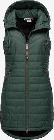 Gilet 'Lucinda' Ragwear en vert : devant