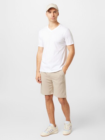 QS Regular Shorts in Beige