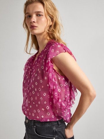 Pepe Jeans Blouse 'MARLEY' in Roze