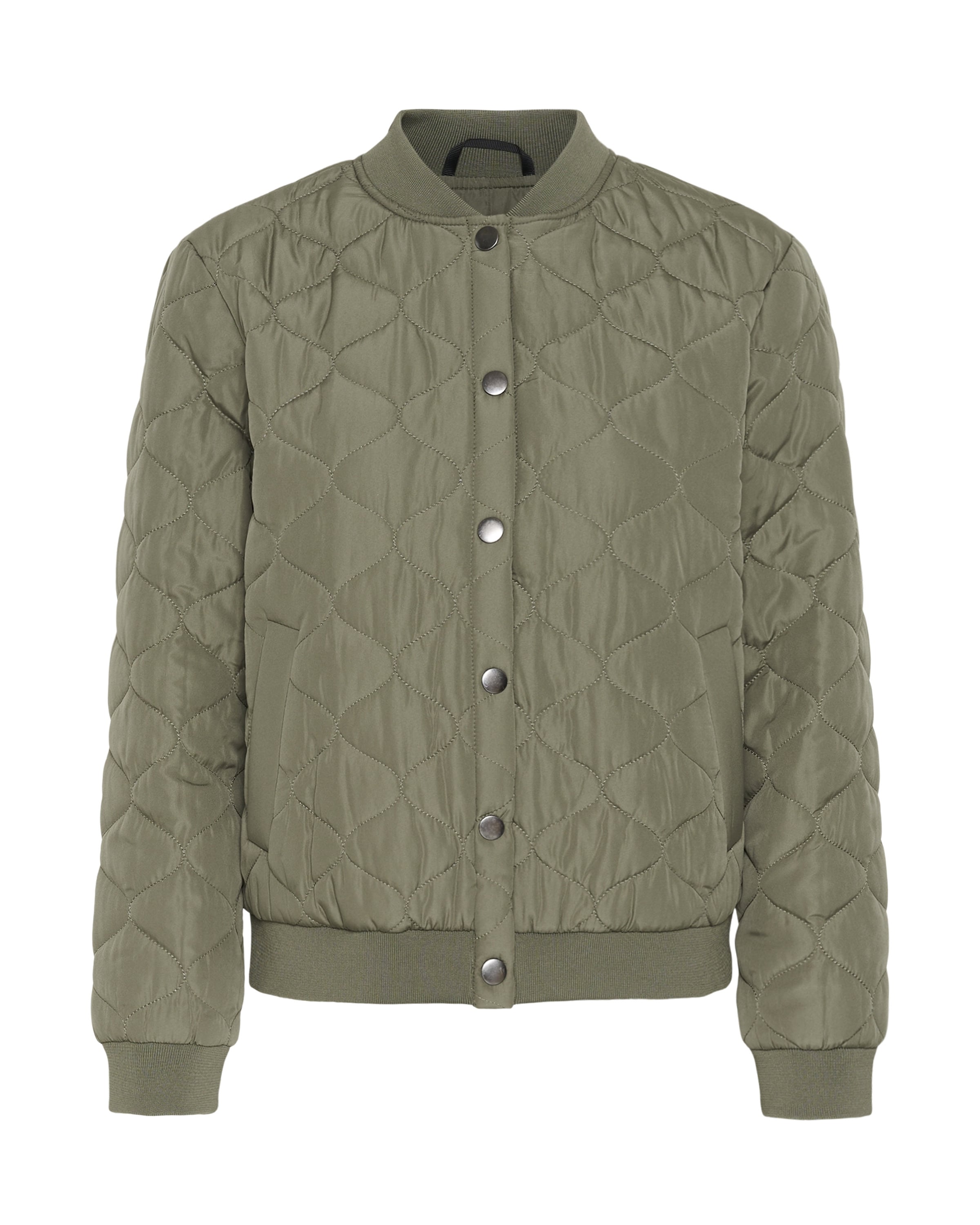 Kaffe Tussenjas 'KAQiana' in Groen: voorkant