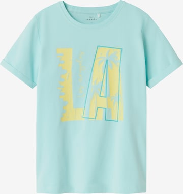 NAME IT Μπλουζάκι 'NKMVUX' σε πράσινο: μπροστά