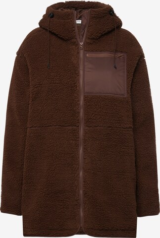 Studio Untold Fleece Jacket in Brown: front