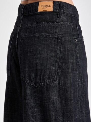 Wide Leg Jean 'Palazzo High Rise Jeans' IT'S BASIC en bleu