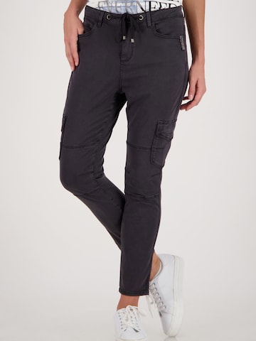 Regular Pantalon cargo monari en gris : devant