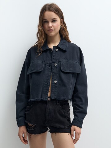 Veste mi-saison Pull&Bear en noir