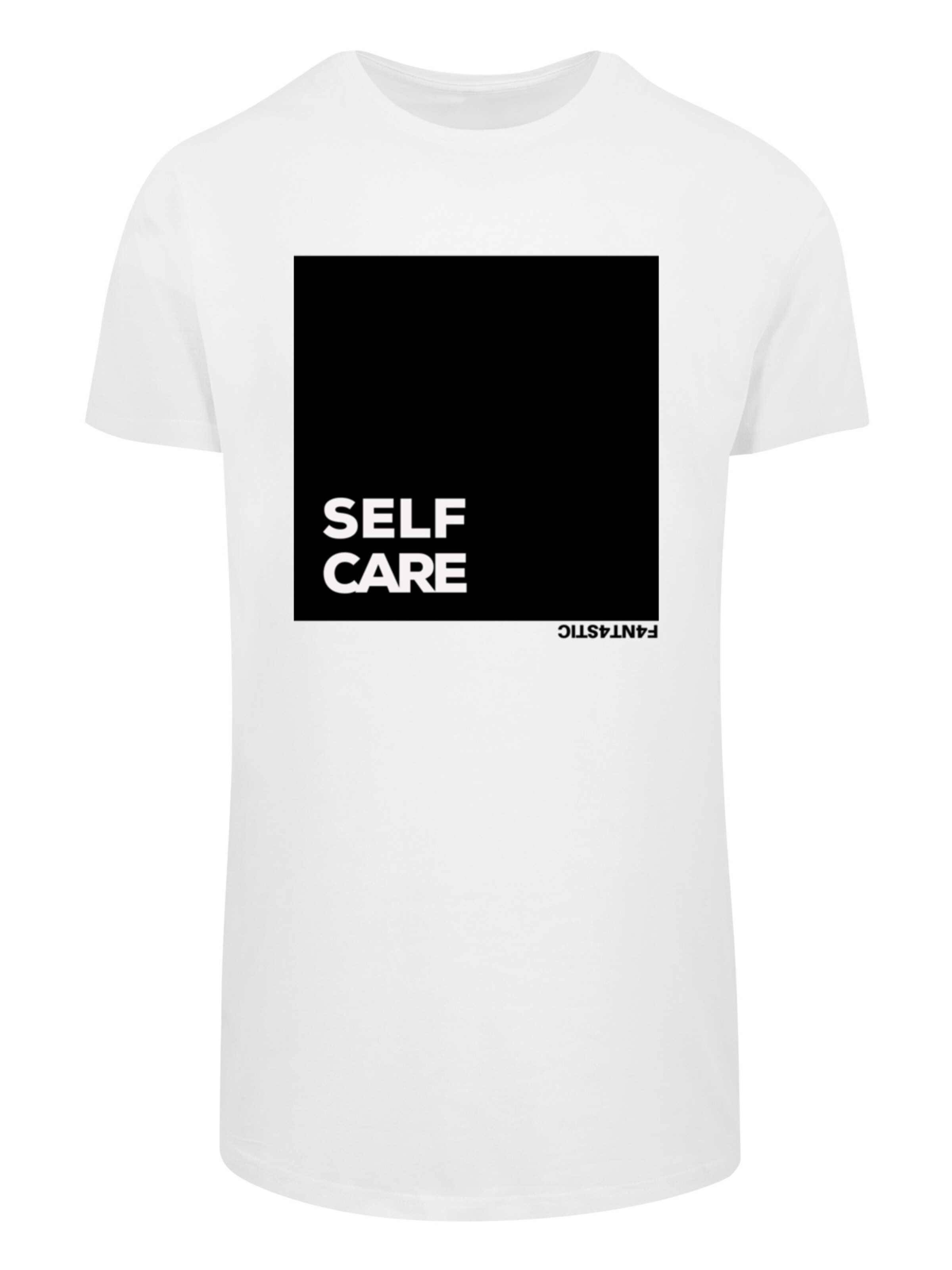 F4NT4STIC Shirt 'SELF CARE' in White: front