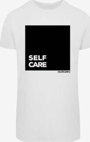 F4NT4STIC Shirt 'SELF CARE' in White: front