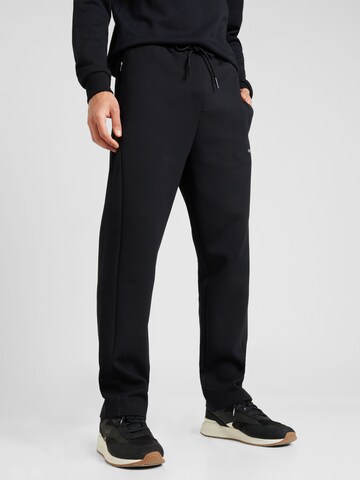 Regular Pantalon 'Hadim 1' BOSS en noir : devant