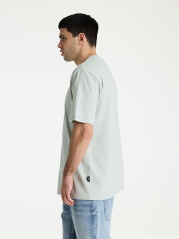 CHASIN' Shirt 'Ethan Linen' in Grün