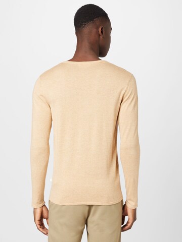 SELECTED HOMME Sweater 'Rome' in Beige