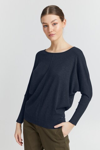 Pull-over 'Herdis' Oxmo en bleu : devant