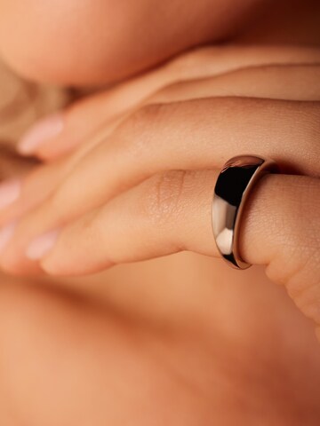Lucardi Ring in Silver: front