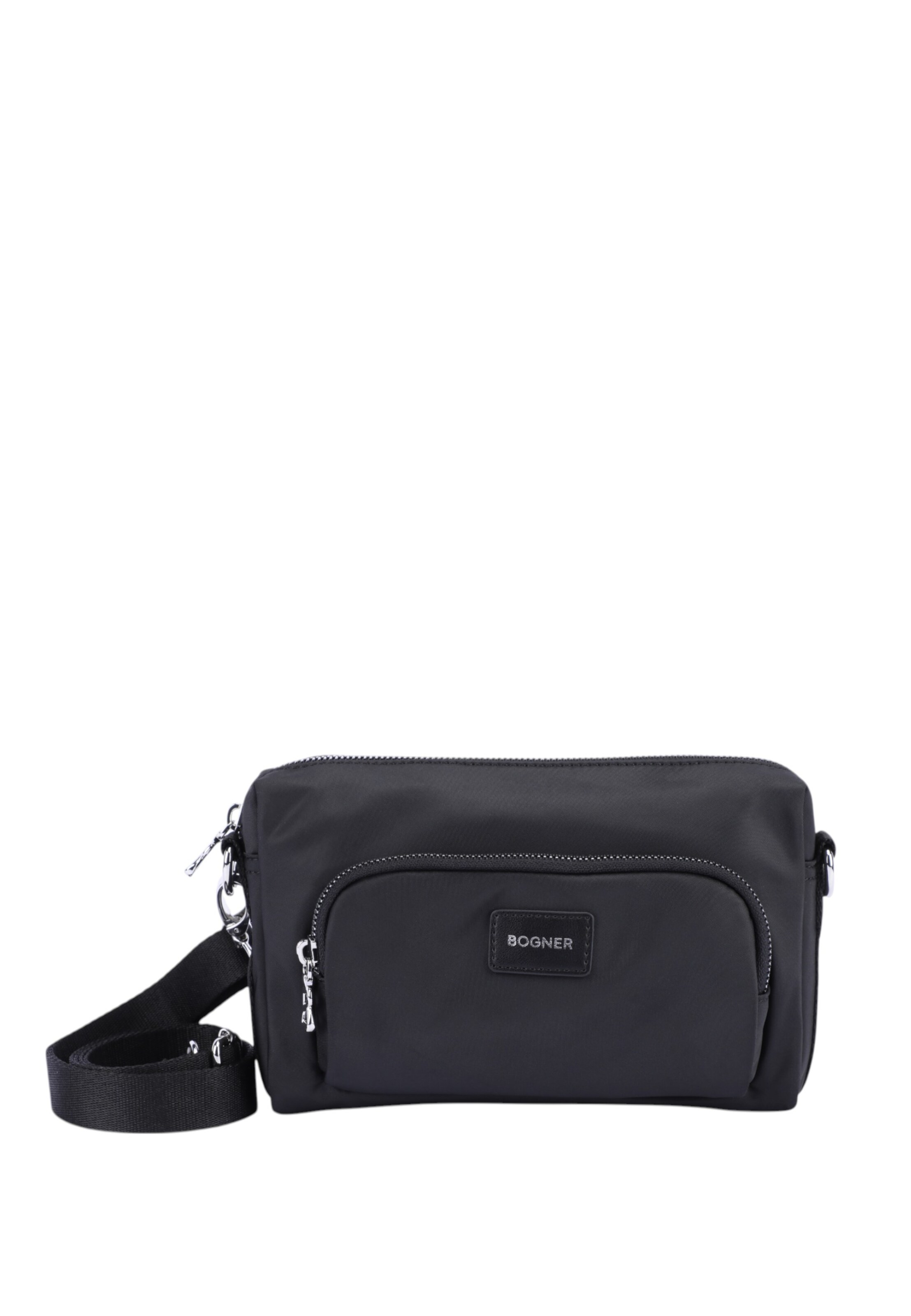 BOGNER Umhängetasche 'Fully 1.0 Pukie' in Schwarz: Vorderseite