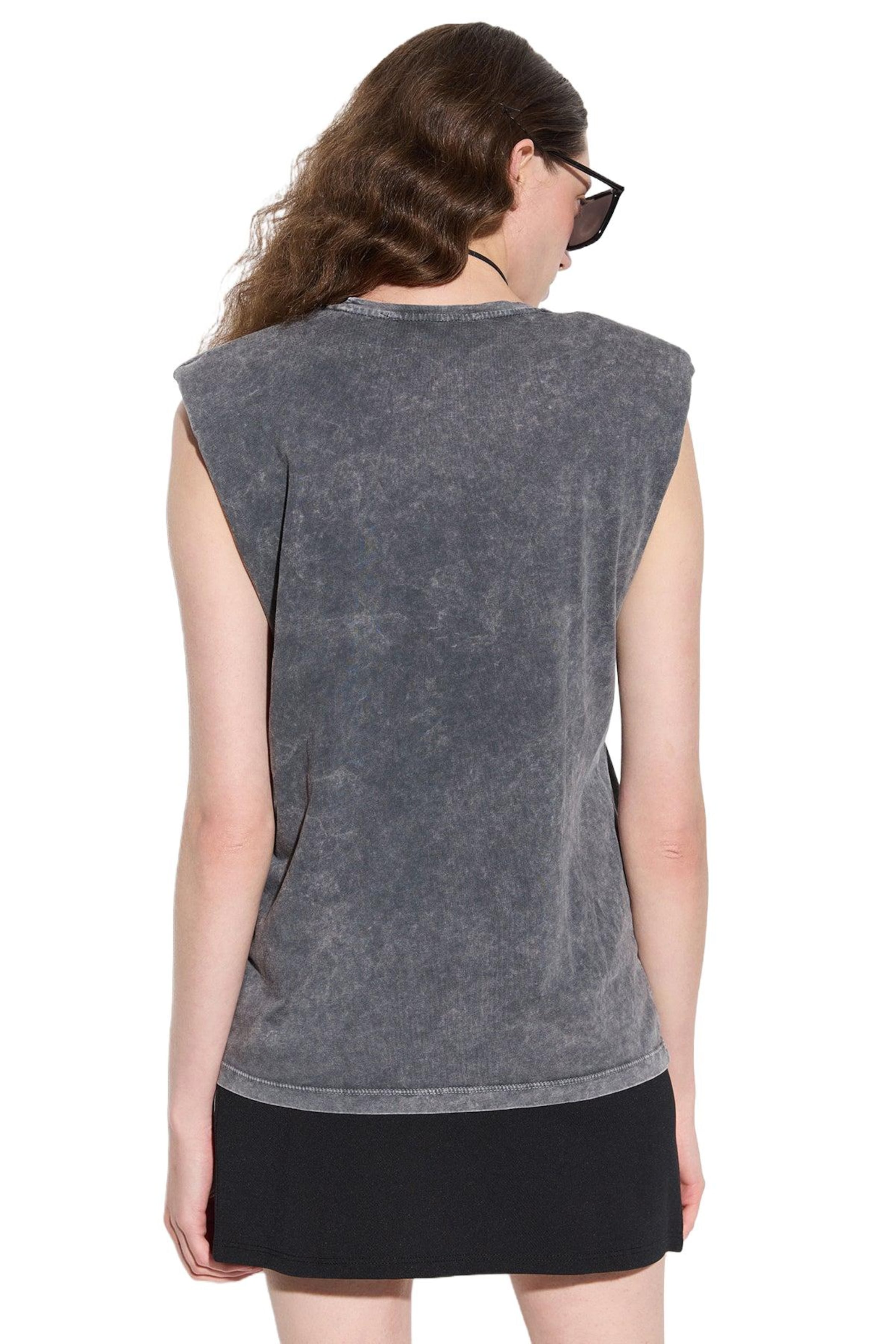 Alexa Dash Shirt in Grey
