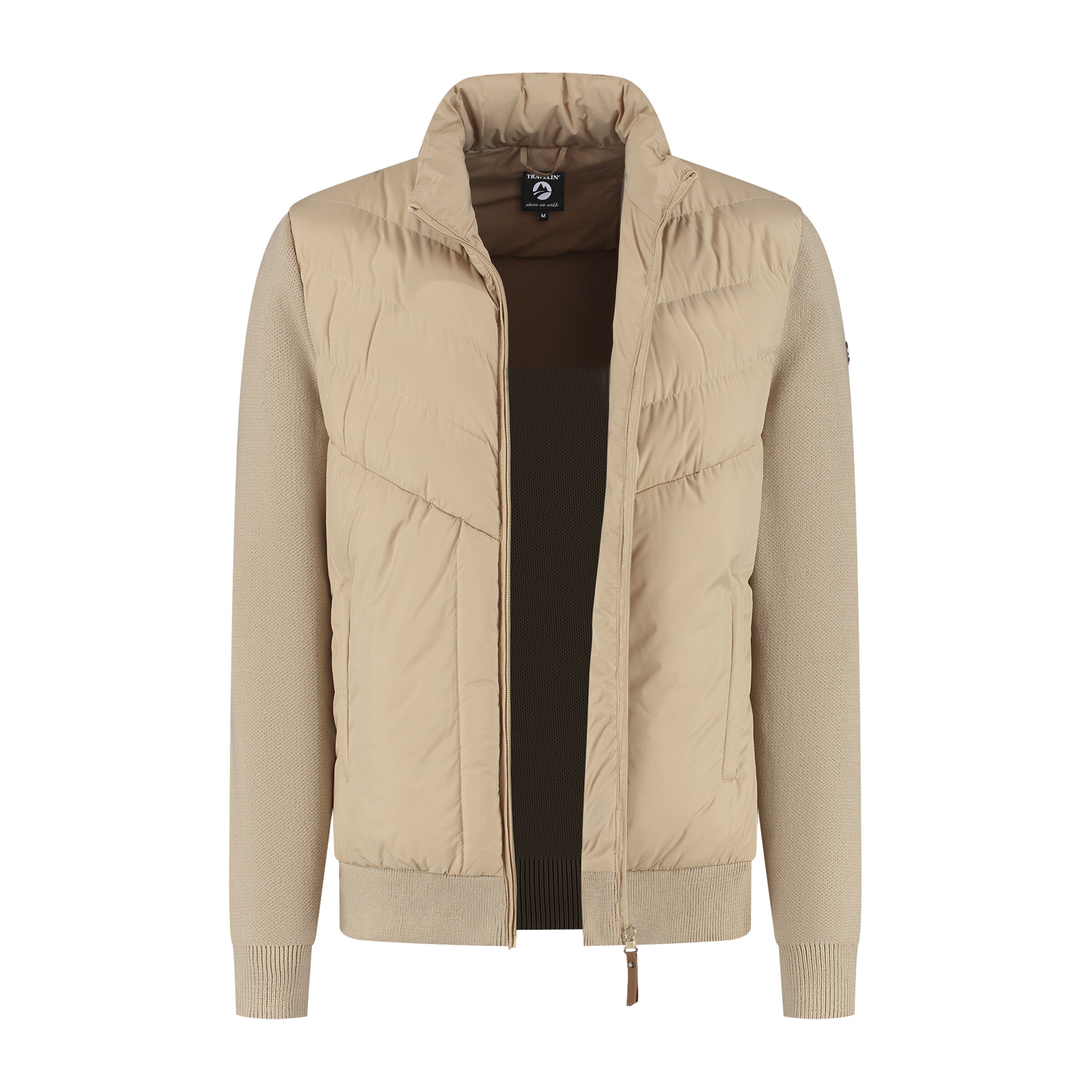 Travelin Gebreid vest 'Damian' in Beige