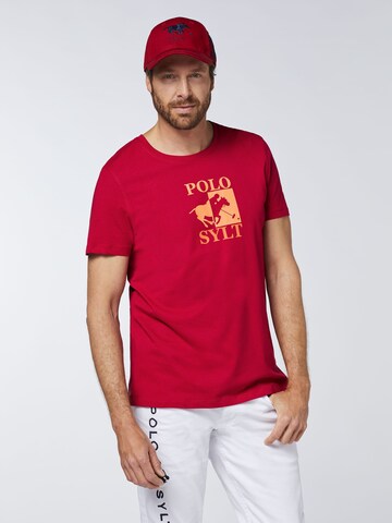Polo Sylt Shirt in Red