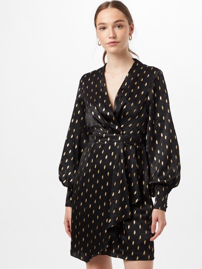 Rochie Little Mistress pe auriu / negru, Vizualizare model