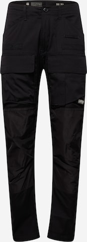 G-Star RAW Cargo Pants in Black: front