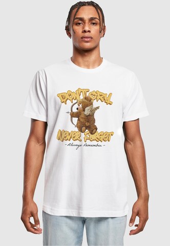 Mister Tee Shirt 'Don't cry never forget' in White: front