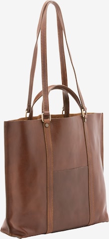 Sac bandoulière Viola Castellani en marron : devant
