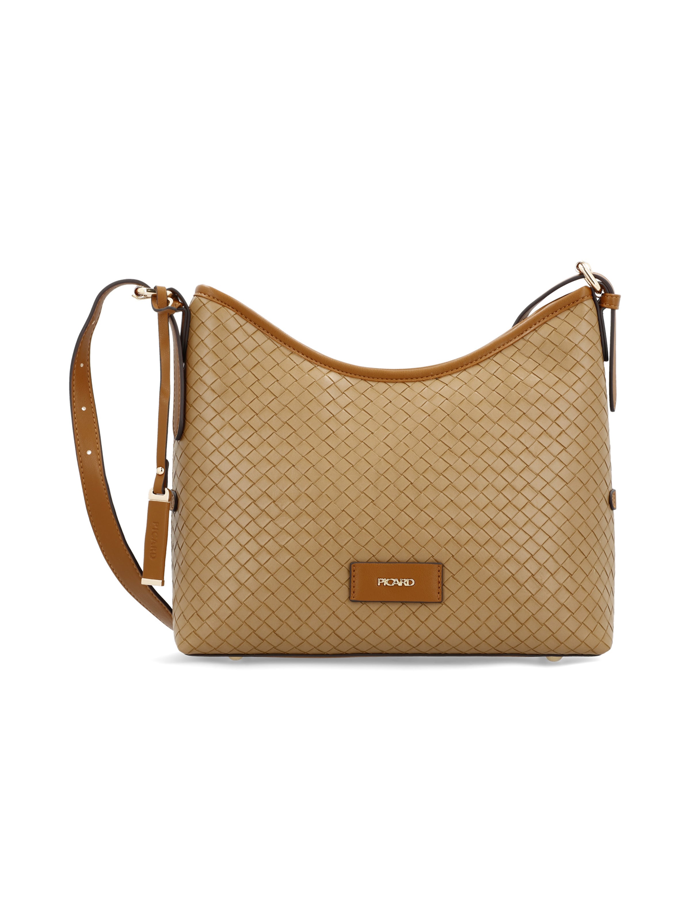 Picard Schoudertas in Bruin: voorkant
