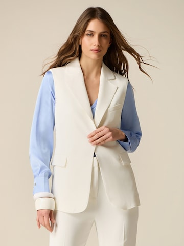 Gilet oltre en blanc : devant