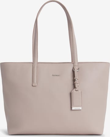 Calvin Klein - Shopper 'Must' en gris: frente