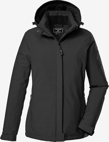 KILLTEC Outdoorjacke in Schwarz: Vorderseite