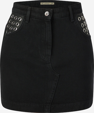 PATRIZIA PEPE Rock 'GONNA' in black denim, Produktansicht