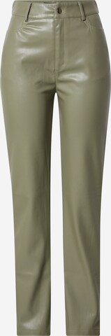 Misspap Regular Trousers in Green: front